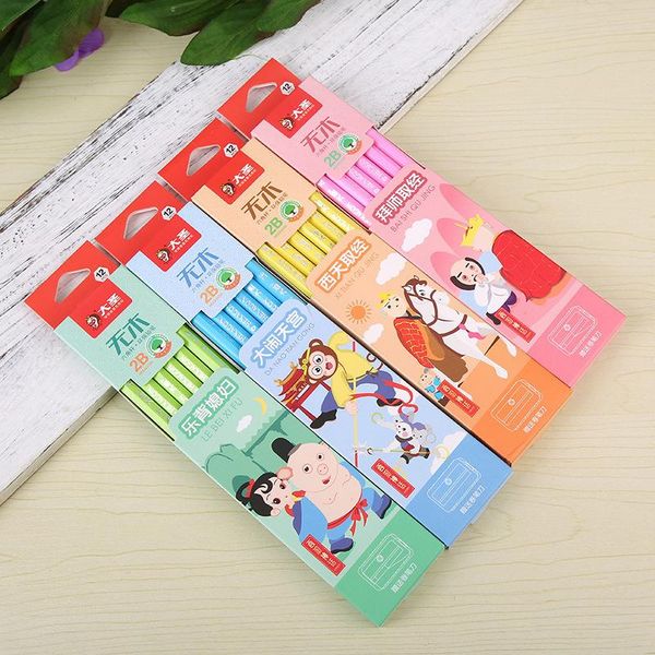 

12pcs/lots pencil journey to the west cartoon character pencils for students office school supplies wholesale drop
