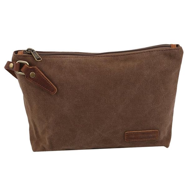 

fashion solid purse makeup canvas cosmetic bag toiletry case pouch travel portable bags & cases
