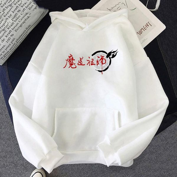 

women's hoodies & sweatshirts anime mo dao zu shi cosplay hoodie wei wuxian lan wangji hoody women long sleeve casual streetwear chenqi, Black