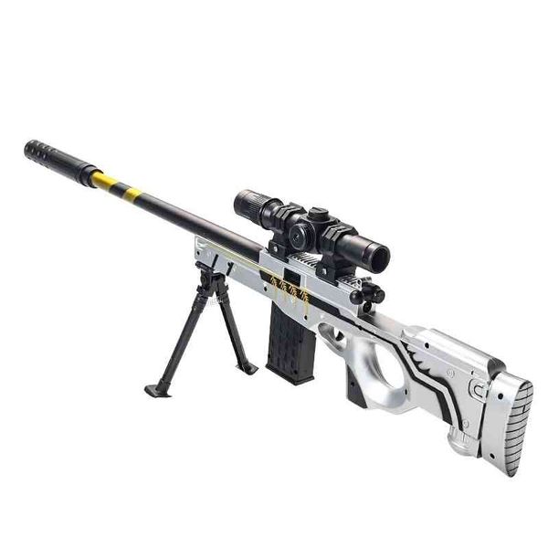 

0111children awm98km416m24 drop shell soft bullet boys eat chicken toy sniper gun