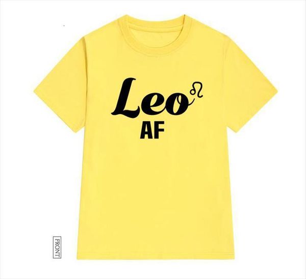 

leo af and women cotton mens t shirts casual funny lady yong girl tee 5 colors drop ship s 644, White;black
