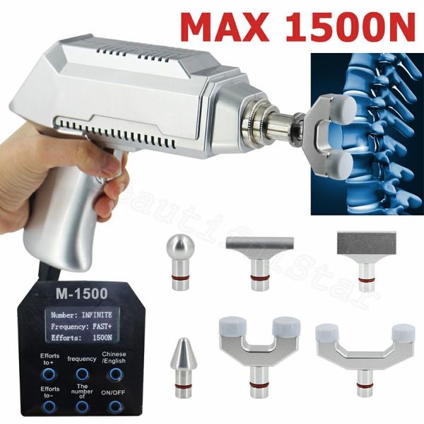 

electric massagers chiropractic gun adjustable bone correction therapy adjusting tool 6 heads spine massager