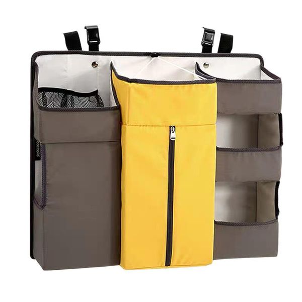 

storage bags baby crib children's bed hanging bag portable diapers bedside organizer bumper cradle bedding accessories