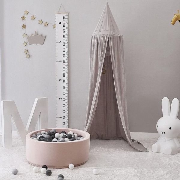 

mosquito net cotton kids hanging baldachim bed canopy valance room decoration baby round tent curtains 9 colors