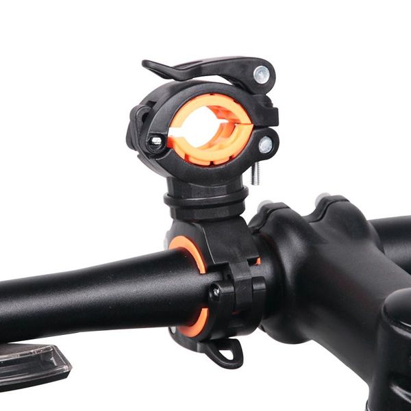 

bicycle light bracket bike lamp holder led torch headlight pump stand quick release mount 360 degree rotatable hld-211 lights