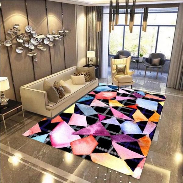 

carpets modern art for living room abstract area rug bedroom home decor carpet coffee table floor mat tapete cloakroom rugs