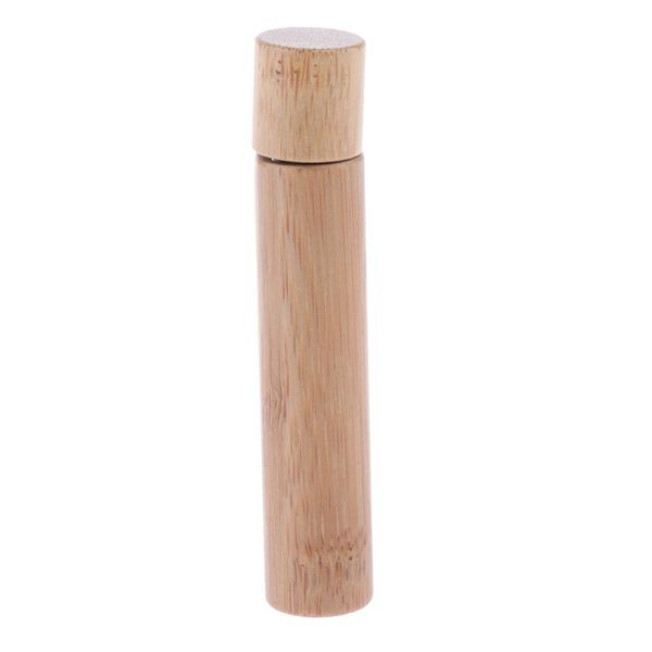

storage bottles & jars 1piece 10 ml /15ml natural bamboo refillable empty essential oils makeup roll-on bottle travel sample