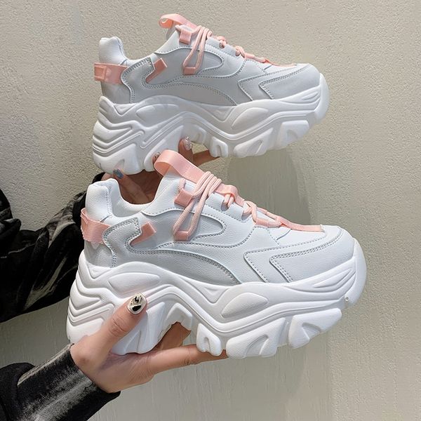 

dress shoes platform casual women's shoes vulcanized thick background of ladies basket femme chunky ef5ser4 1kz5, Black