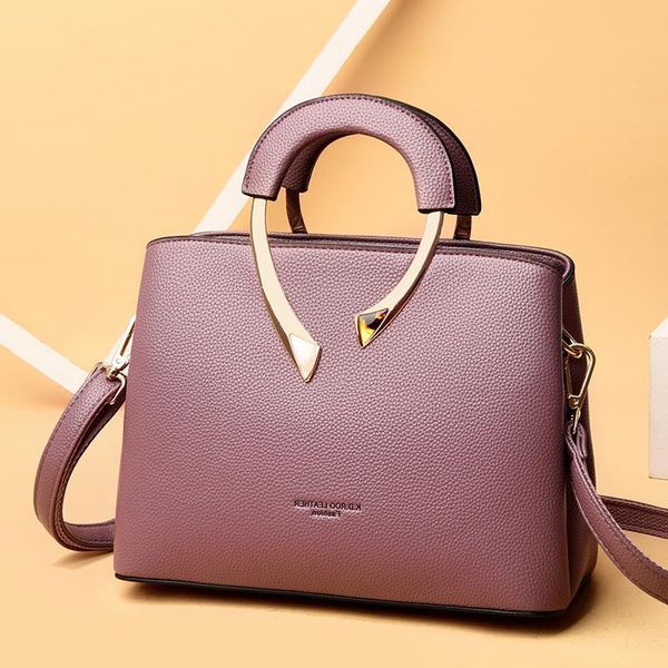 

2021 lychee female mother bag handbag american european middle-aged fashion ladies messenger and shoulder pattern big afxwg