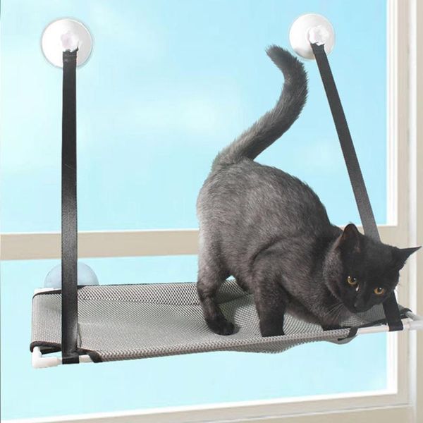 

cat beds & furniture hammock window bed pet summer home living room suction cup wall hanging mesh breathable