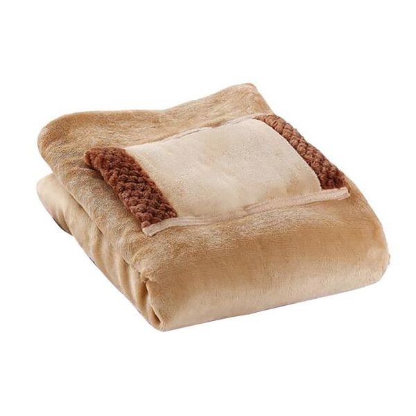 

blankets heated blanket soft warm electric machine washable for home travel office bedspreads flannel body heater carpet