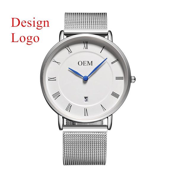 

wristwatches b-8210b private label watch china manufacturer create your own brand personalized custom face, Slivery;brown