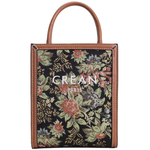 

shoulder bag niche vintage embroidered tote portable small square summer new s women's messenger