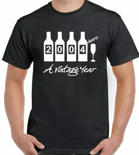 

bottles 2004 mens funny 17th birthday 17 years old gift, White;black