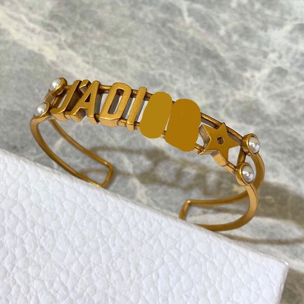 

d / di home new style open bracelet women's s-eiko net red and white diamond bracelet, Golden;silver