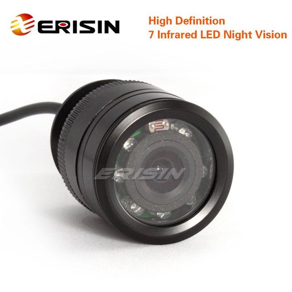 

car rear view cameras& parking sensors erisin es288 cmd 7 led night vision camera