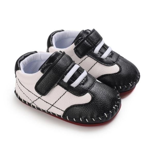 

athletic & outdoor baywell baby pu non slip walking shoes fashion 0-18m, Black