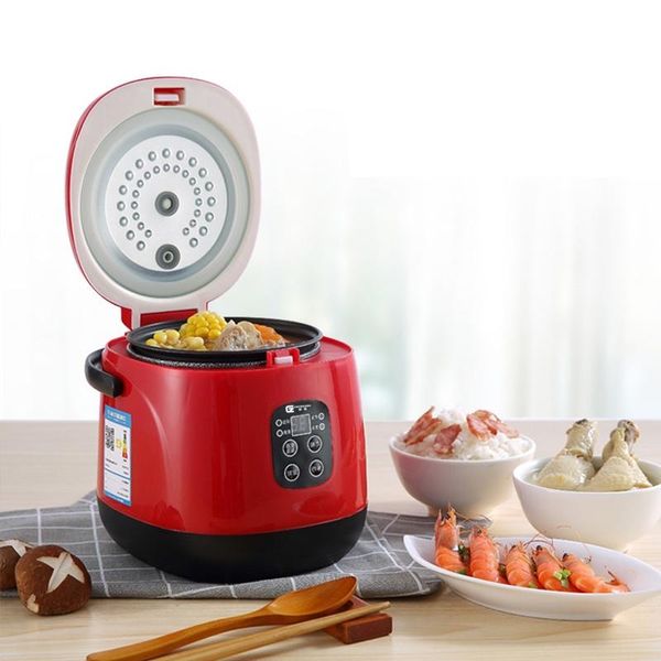 

1.2l smart rice cooker household electric cooking machine multi soup porridge steam cake yogurt large led screen cookers