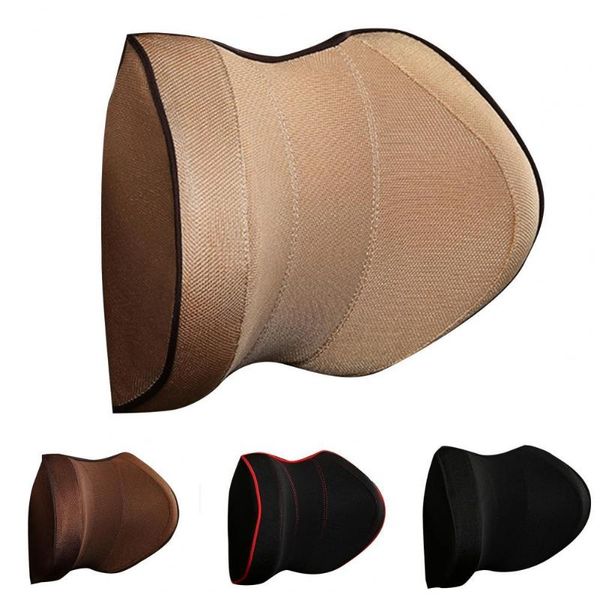 

seat cushions mesh car headrest u-shaped neck pillow ergonomic 3d memory foam rebound travel to relieve muscle fatigu
