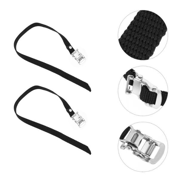 

bike pedals 4pcs bicycles pedal toe straps universal foot replacement