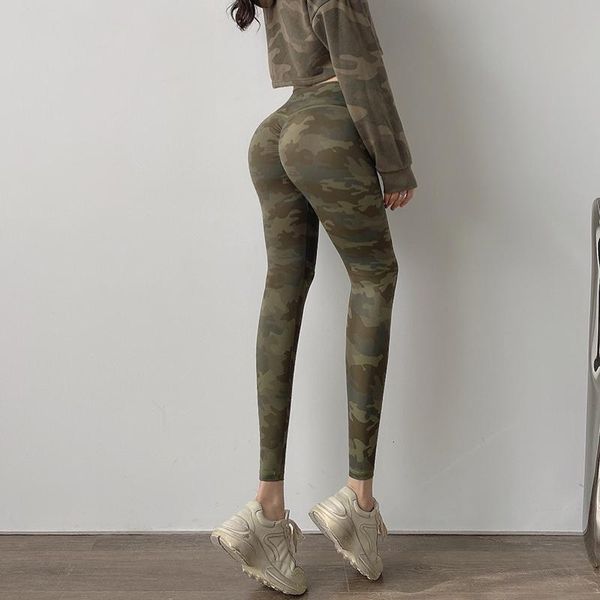 

camouflage high waisted yoga pants gym camo seamless leggings elastic exercise tights girl women fitness running sport outfit