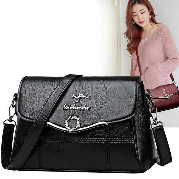 

evening bags soft pu leather women purple underarm bag retro solid color ladies baguette handbags fashion design girls small shoulder