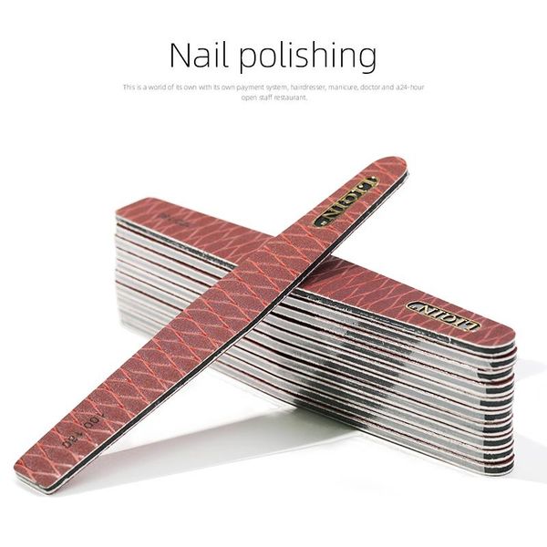 

nail files 1pcs pattern file 100/180 pad sanding pedicure manicure polishing washable tools anti-friction professional