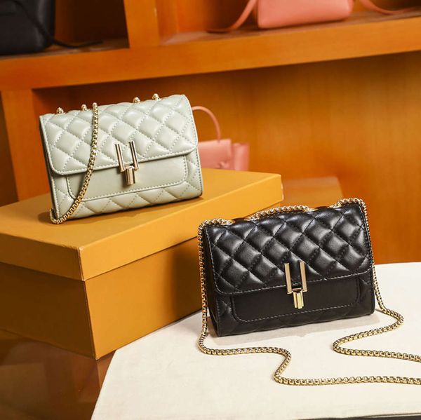 

bag 2021 women's bag lingge chain fashion one shoulder slant span