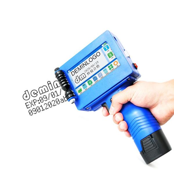 

printers portable inkjet printer qr bar batch code date number logo expiry label mobile hand jet handheld thermal