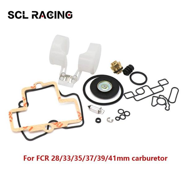 

alconstar 1 set carburetor repair kit tool gasket accessories for keihin fcr slant body 28/33/35/37/39/41mm engines motor motorcycle fuel sy