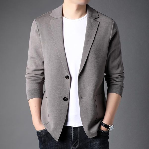 

men's sweaters cardigan spring and autumn style with pocket fashion button sweater, work clothes sweater coat, White;black
