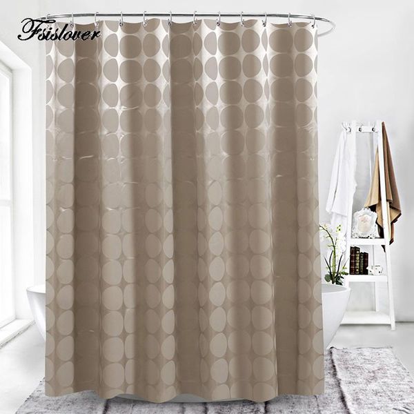 

shower curtains fsislover 2021 nordic curtain geometric color block bath bathroom for bathtub bathing cover extra large wide