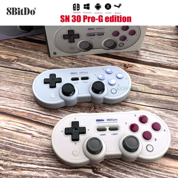 

8bitdo sn30 pro g classic / sn version bluetooth wireless gamepad controller for switch pc android steam game controllers & joystic joystick