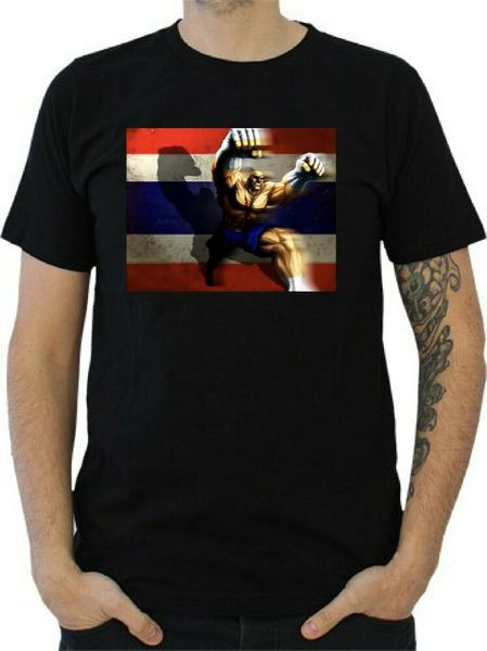 

mens t-shirt sagat playstation video games xbox, White;black