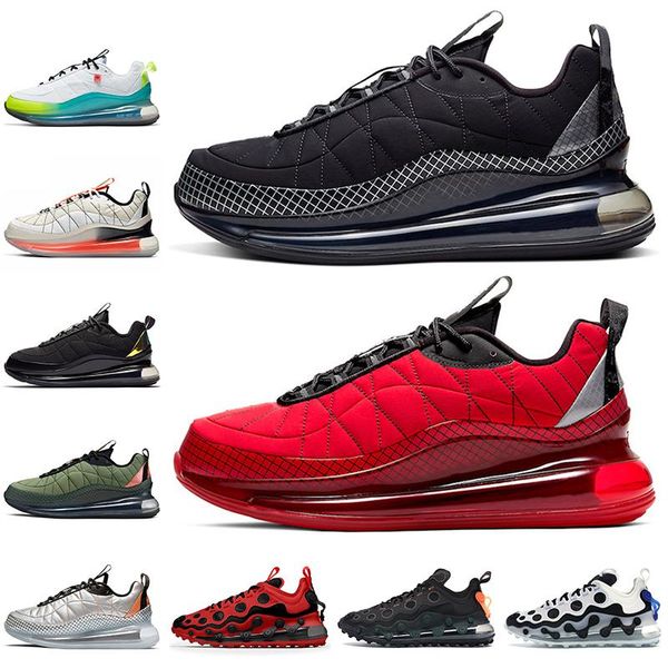 

2021 bubble pack mx 720-818 cushions running shoes for men women oreo yellow accents black grey be true 720s trainers sneakers