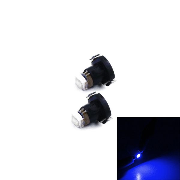 100 pçs / lote azul t3 cunha 1210 1smd 1led carro bulbos 12v para auto interiores interiores luz instrumental instrumento luz