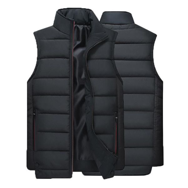

men's vests wish amazon sells leisure ma3 jia3 multicolor collar sleeveless vest, cotton jacket to men, Black;white