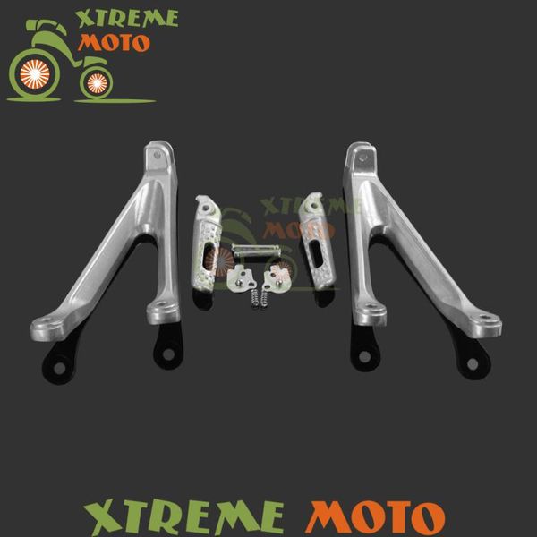 

pedals aluminum motorbike rear passenger footrest foot peg rests & bracket set for cbr 1000 rr cbr1000rr 2008 2009 2010 2011
