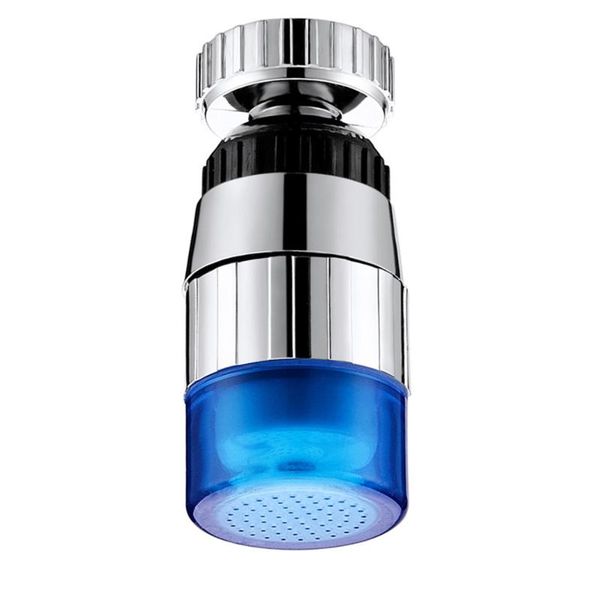 

kitchen faucets led light faucet monochrome shower head water bath home bathroom romantic #4a22