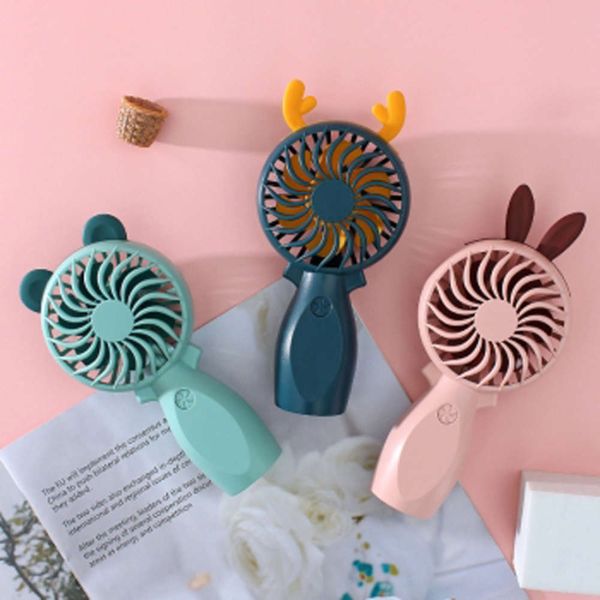 

fans usb handheld fan mini portable creative cartoon mini charging