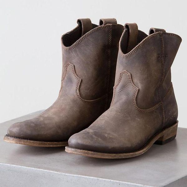 

boots head flat bottom short, Black