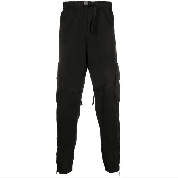 

men's pants sports casual fall black side pocket design personality korean loose fashion motorcycle