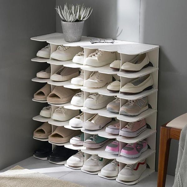 

clothing & wardrobe storage 5 layers separatable plastic shoe rack shelf organizer furniture shoes cabinets bedroom
