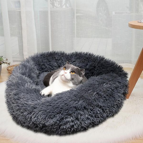 

winter warm sleeping bag puppy 1pc soft pet bed foldable dog cat plush nest portable kennel for travel beds & furniture