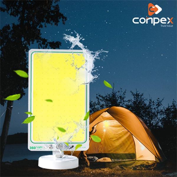 

portable emergency lighting led spotlight 12v usb interface recargable outdoors home camping lantern tent light magnetic base other