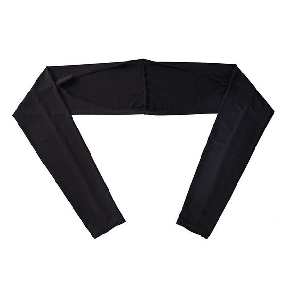 

elbow & knee pads cooling shawl arm sleeves uv protection sun protector with finger hole for women golfing riding outdoor activities lt88, Black;gray