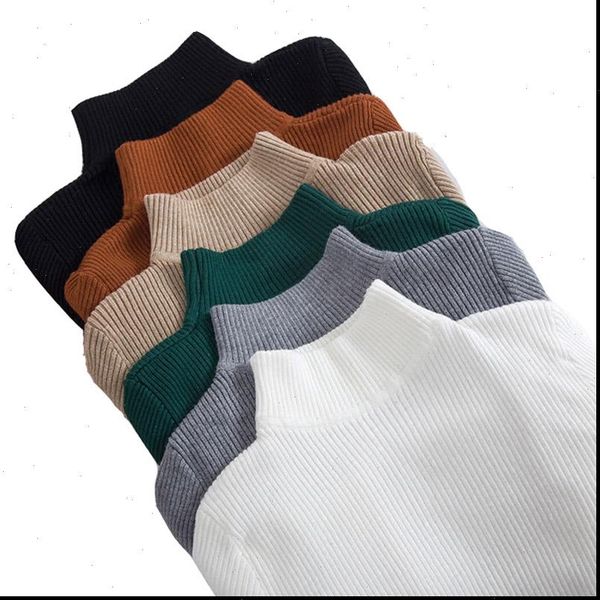 

winter women sweater autumn pullover knitted turtleneck christmas jumper pull femme coltrui, White;black