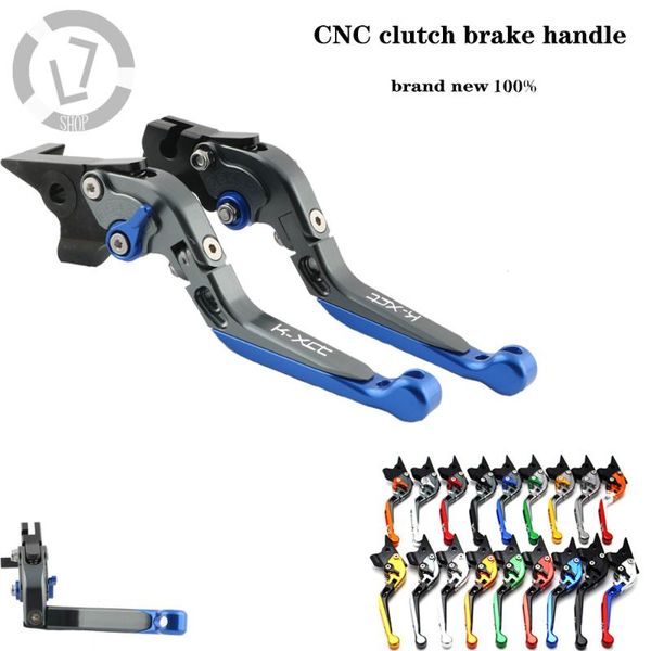 

motorcycle brakes for kymco k-xct 125 300 400 extendable folding brake levers extend adjustable cnc lever k-xct125 k-xct300 k-xct400