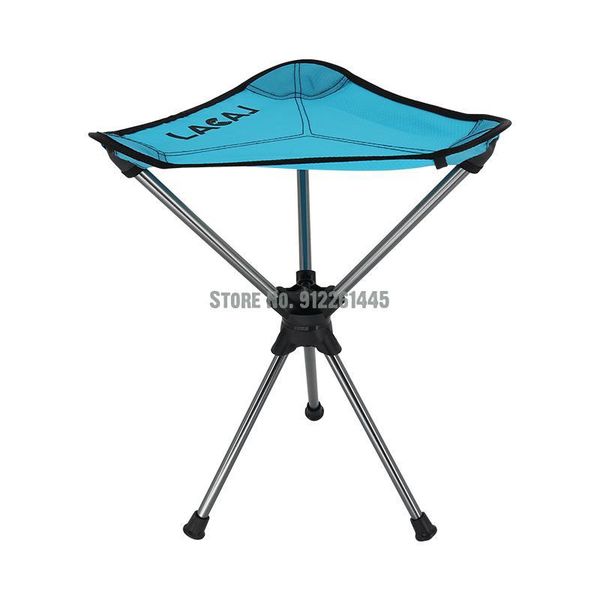 

camp furniture portable outdoor leisure folding pony zha ultra light aluminum alloy rotating triangle chair lined up fishing camping bench
