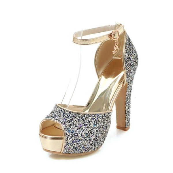 

yan hui sho summer water platform wrapped heel fish mouth sandals women's high heels 326, Black